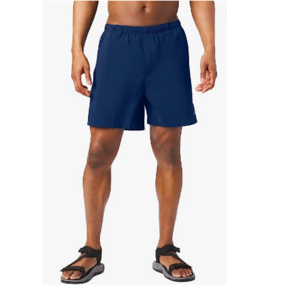 Columbia Men's Dark Blue Backcast Lii Water Shorts Size XXL Style FM4009